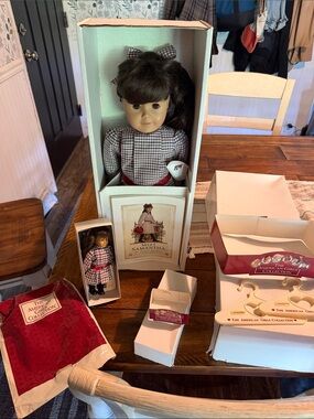 1991 American Girl Samantha Doll Set – New in Box + Mini Doll, Books & Extras
